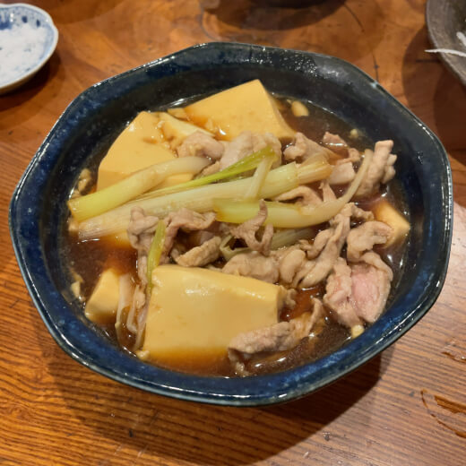 角清　肉豆腐